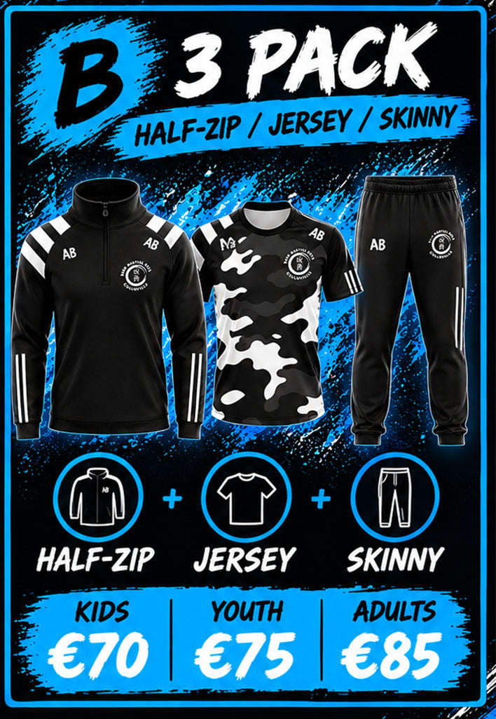 Bam 3 Pack - Half Zip
